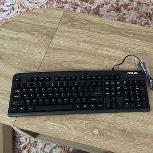 ASUS Black Office Keyboard with Wired Connection